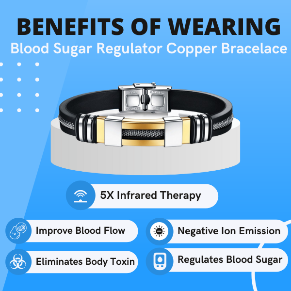 🌟 Official Store | CZTICLE® Blood Sugar Regulator Copper Bracelace👩⚕️ Take Control of Your Blood Sugar Levels Naturally!