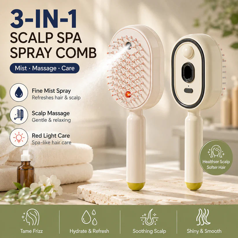 Limited Stock!!! Electric Spray Air Cushion Massage Comb