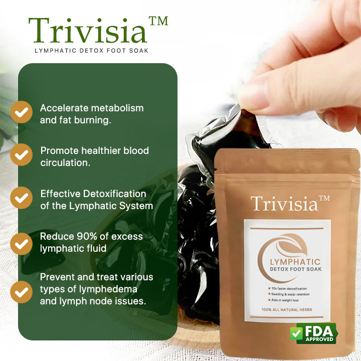 Trivisia™ Lymphatic Detox Foot Soak - 👩‍⚕️ Recommended by Medical Experts!