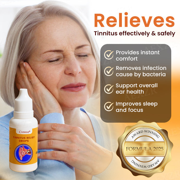 Cvreoz® Tinnitus Relief 🎉🅻🅸🅼🅸🆃🅴🅳 🆃🅸🅼🅴 🅾🅵🅵🅴🆁🎉 Ear Drops