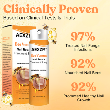 AEXZR™ Bee Venom Nail Repair Treatment Spray - Recommended by Experts! 👨‍⚕️