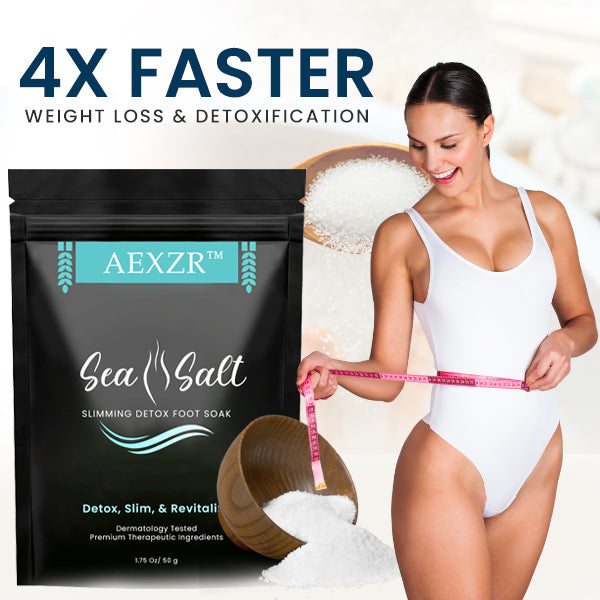 AEXZR™ Sea Salt Slimming Detox Foot Soak - 👩‍⚕️ Recommended by Most Experts!