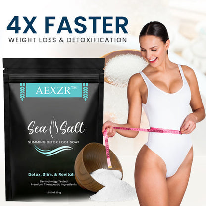 AEXZR™ Sea Salt Slimming Detox Foot Soak - 👩‍⚕️ Recommended by Most Experts!