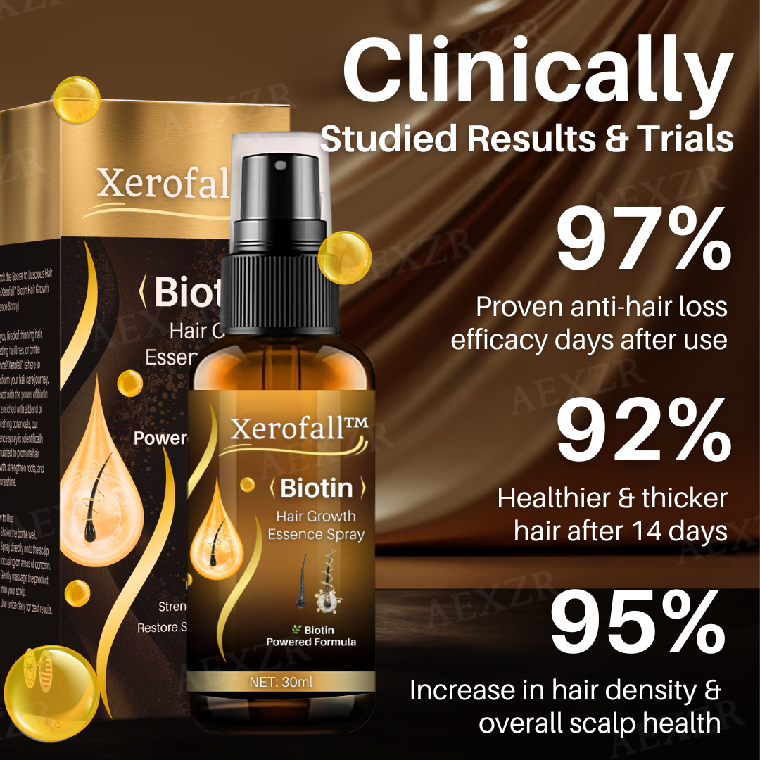 Xerofall™ Biotin Hair Growth Essence Spray - Proven and Tested by Dermatologist!👩‍⚕️