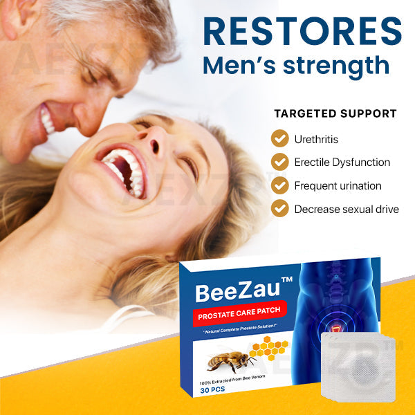 BeeZau™ Prostate Care Patch - Trusted and Recommended By Experts!