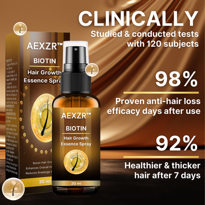 AEXZR™ Biotin Hair Growth Essence Spray - 👩‍⚕️ Recommended by Hair Experts (Trichologist)