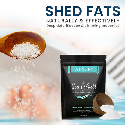 AEXZR™ Sea Salt Slimming Detox Foot Soak - 👩‍⚕️ Recommended by Most Experts!