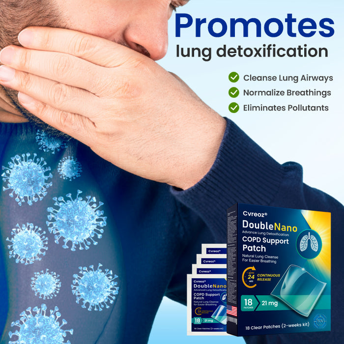 The FDA-Approved Solution🔥Cvreoz® DoubleNano COPD Support Patch - Already sold over 300,000 units worldwide✅