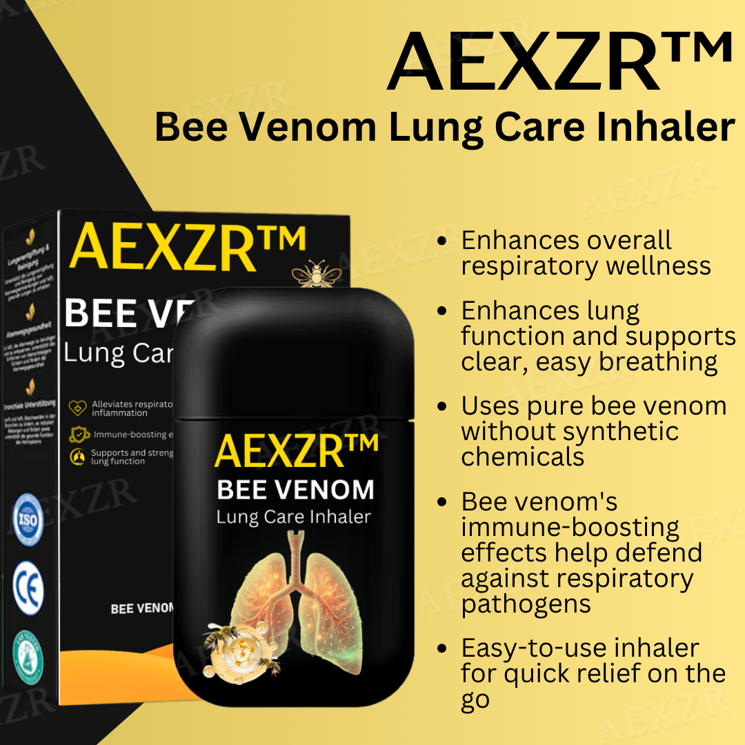 AEXZR™ Bee Venom Lung Care Inhaler - Trusted by Respiratory Health Experts! 👩‍⚕️