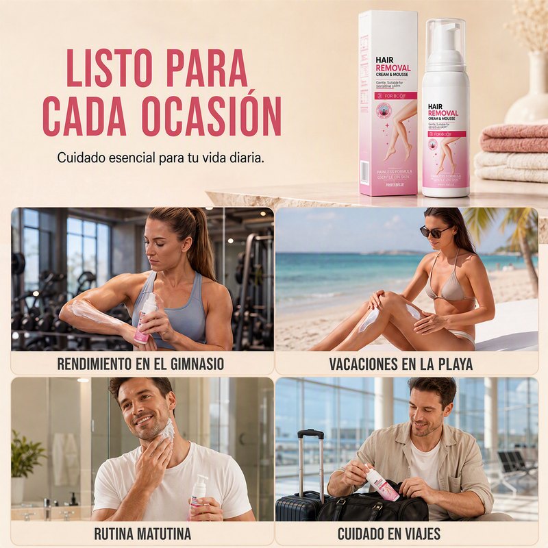 🔥Buy 2 Get 1 Free🎁Silky-Smooth Hair Removal Cream and mousses