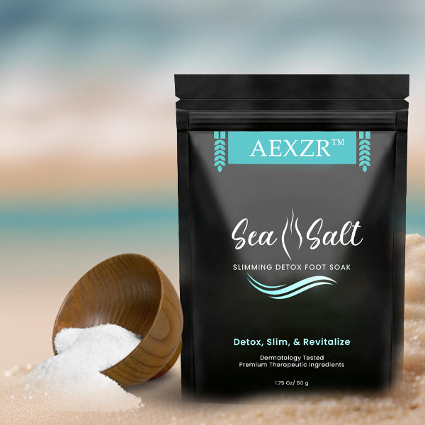 AEXZR™ Sea Salt Slimming Detox Foot Soak - 👩‍⚕️ Recommended by Most Experts!