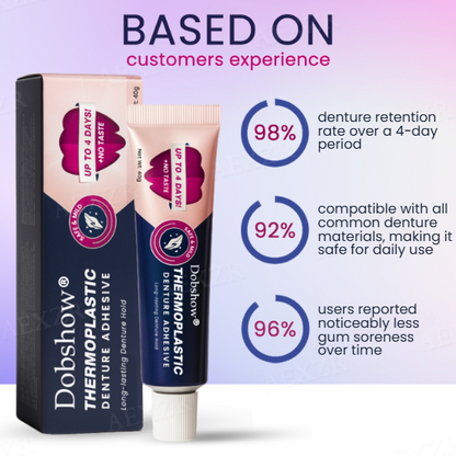 Few Stocks Left!!.. Dobshow® Thermoplastic Denture Adhesive