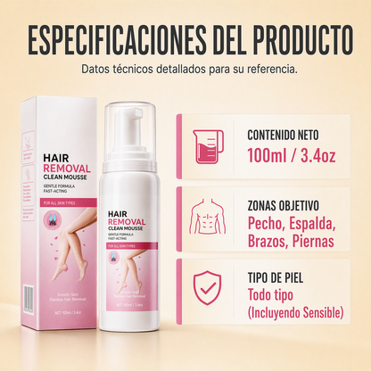 🔥Buy 2 Get 1 Free🎁Silky-Smooth Hair Removal Cream and mousses
