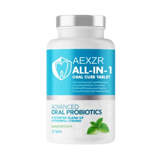 AEXZR™ All-in-1 Oral Cure Tablet - 👩‍⚕️ Recommended by Experts! 🔥 30-Days Money-Back Guarantee! 💰