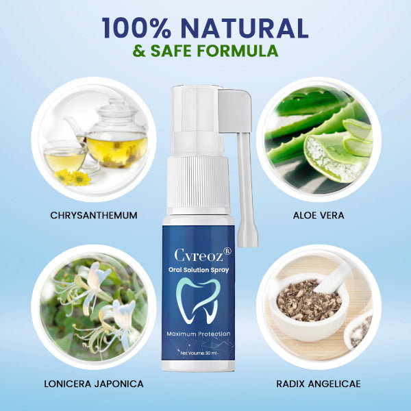 🌿 Official Store | Cvreoz® Oral Solution Spray ✅ Say Goodbye to Oral Health Issues—36% Off Today!