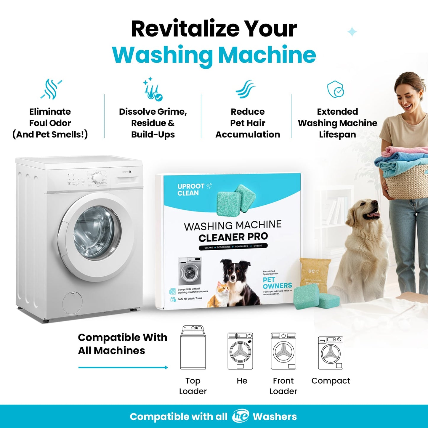 AEXZR® Uproot Washing Machine Cleaner