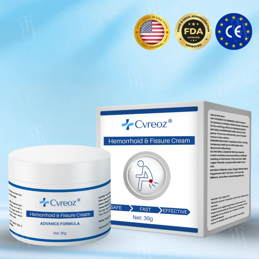 🌟 Official Store | LAST 31 PCS LEFT!🔥Hot Sale - 50% OFF🌿Cvreoz® Hemorrhoid & Fissure Cream
