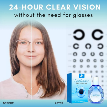 VizoClear™ Daily Liquid Lens - 👩‍⚕️ Recommended by Experts! 🔥 30-Days Money-Back Guarantee! 💰