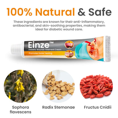 Einze™ Diabetic Wounds Treatment Cream - 👨‍⚕️ Recommended by Healthcare Professionals!