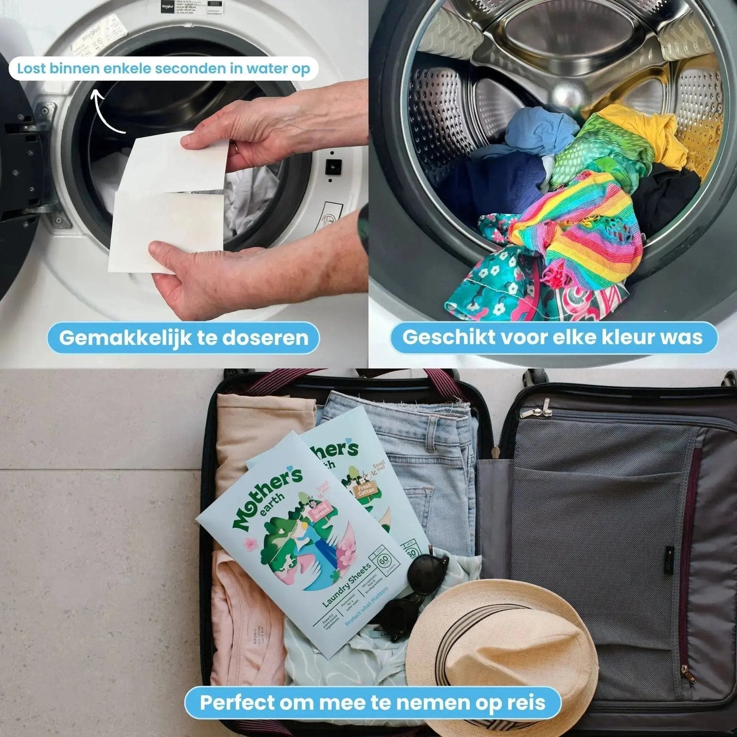 AEXZR® Milieuvriendelijke Wasstrips