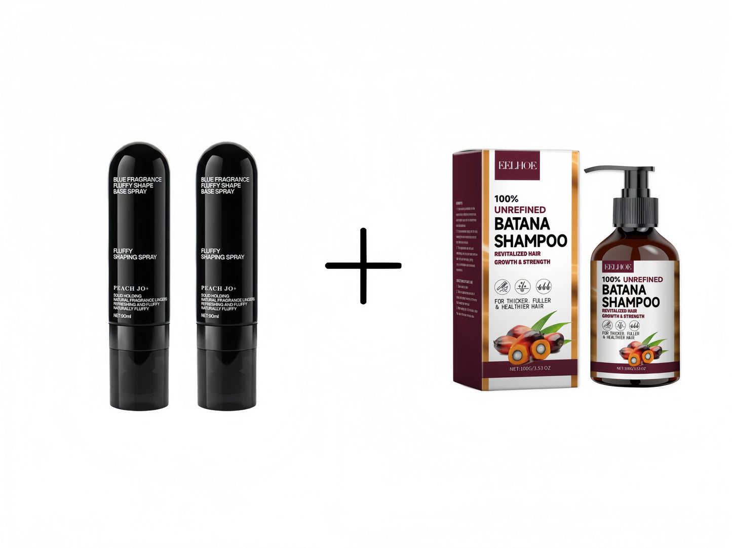 RZXEA™  Fluffy Hair Shaping Spray, Long Lasting Peach Scent Volumizing Hair Mist for All-Day Hold