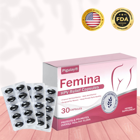 🌟 Official Store | Piguiay® Femina HPV Relief Capsules – Unlock Comfort and Confidence!