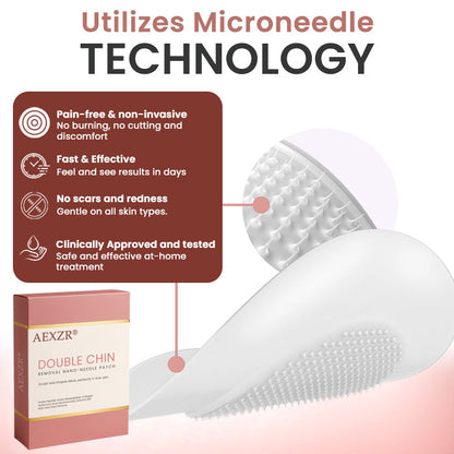 ✨ Official Store | AEXZR® Double Chin Removal Nano-Needle Patch✅Achieve a Defined Jawline in Just 7 Days!