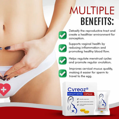 🌟 Official Store | Cvreoz® Fertility Detox Capsule💕 Unlock Your Fertility Potential Naturally!