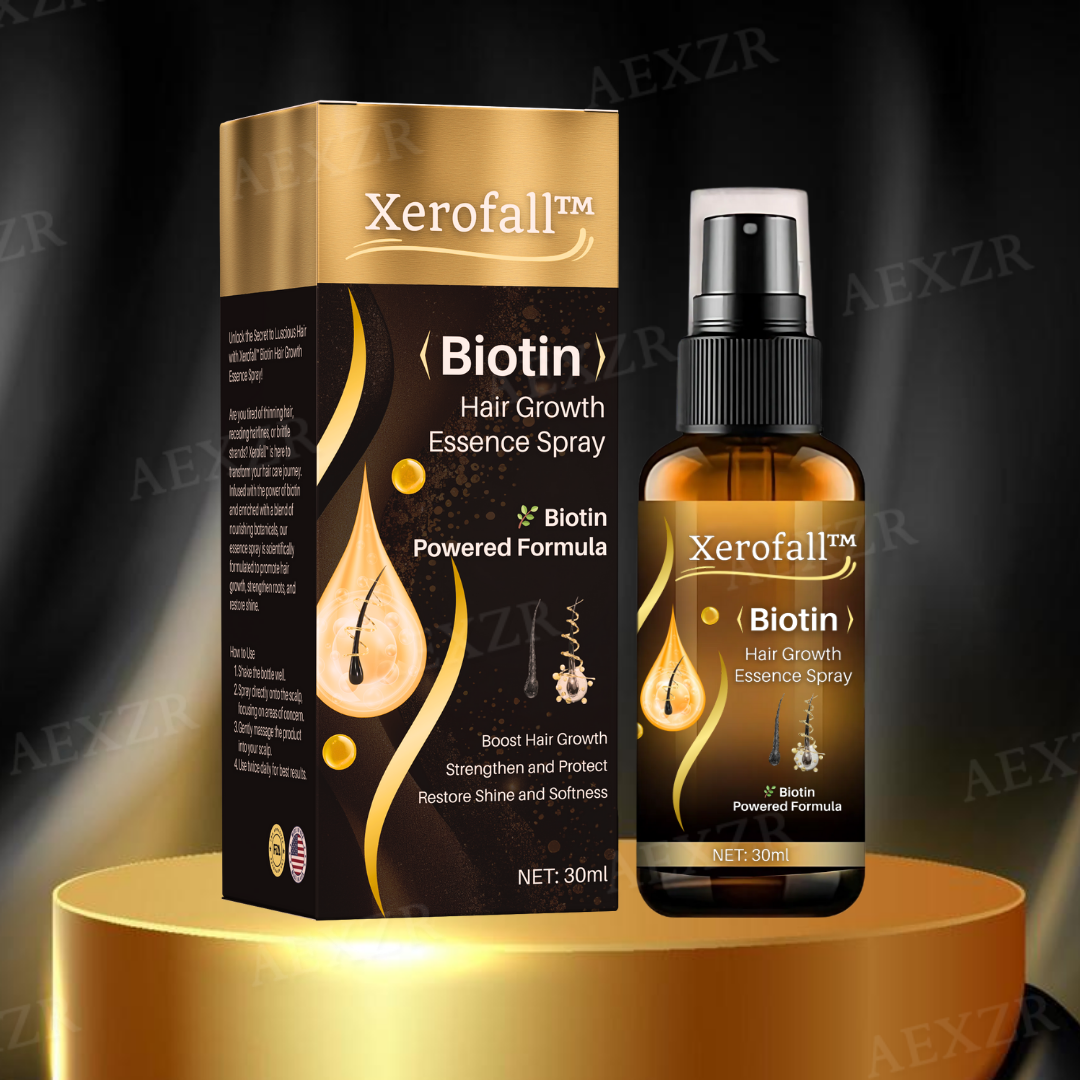 Xerofall™ Biotin Hair Growth Essence Spray - Proven and Tested by Dermatologist!👩‍⚕️