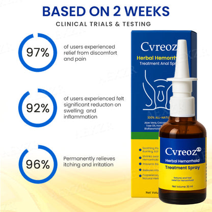 32 Pieces LEFT!!.. Cvreoz® Herbal Hemorrhoid Treatment Anal Spray