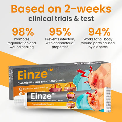 Einze™ Diabetic Wounds Treatment Cream - 👨‍⚕️ Recommended by Healthcare Professionals!