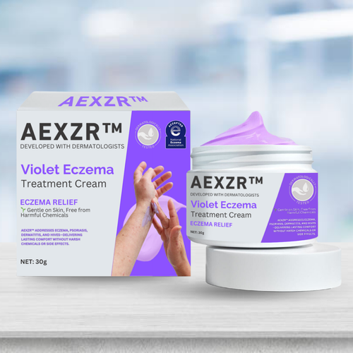 AEXZR™ Violet Eczema Treatment Cream - 👩‍⚕️ Recommended by board-certified dermatologist!