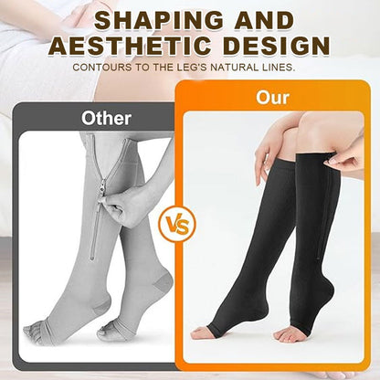 AEXZR® Easy-On Zipper Compression Socks