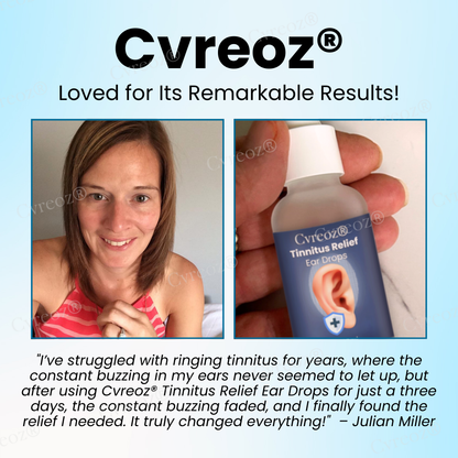 🔥FDA Designated Medical Online Store | 🌿Cvreoz® Tinnitus Relief Ear Drops - Already Sold 120,000+ Bottles Worldwide🔥