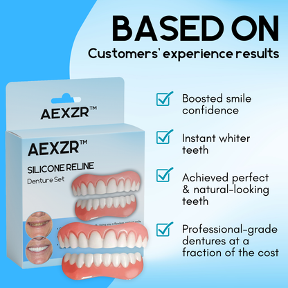 AEXZR™ Silicone Reline Denture Set - 🔥🔥 SALE! SALE! SALE! 🔥🔥 Grab your Discounts Today! 🎉