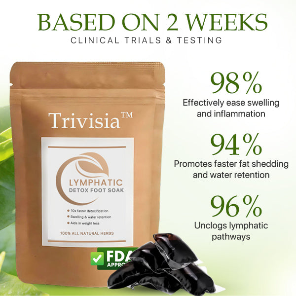 Trivisia™ Lymphatic Detox Foot Soak - 👩‍⚕️ Recommended by Medical Experts!