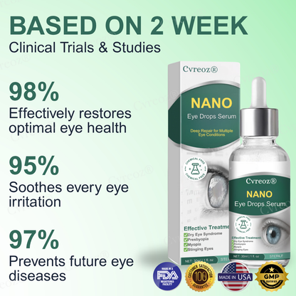 23 Bottles Left!!.. Cvreoz® Nano Eye Drops Serum for Presbyopia and Myopia