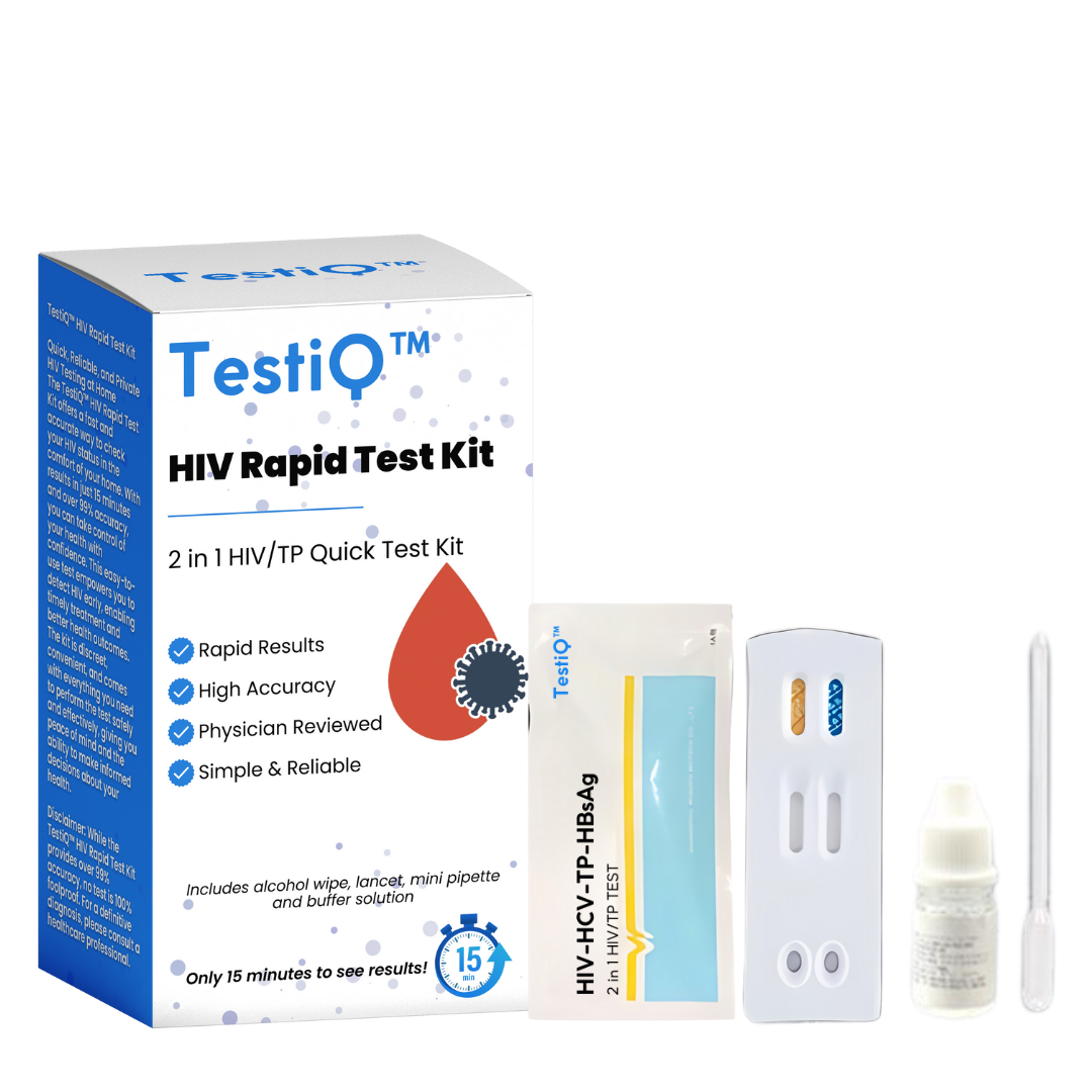 TestiQ™ HIV Rapid Test Kit - 🗽 Recommended by US Health Care! 🇺🇲