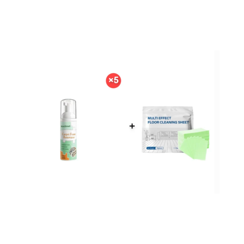 AEXZR® Waterless Carpet Foam Stain Remover with Towel