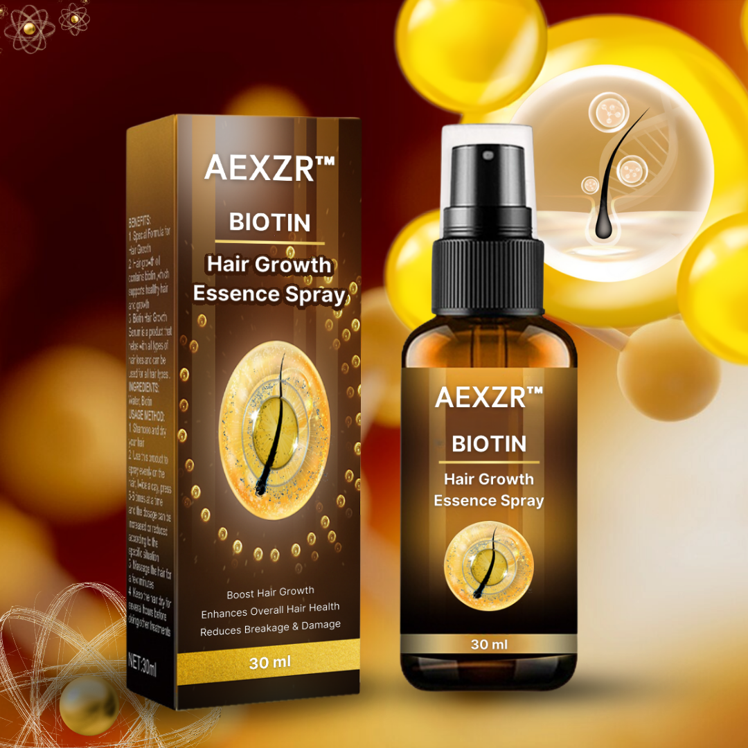 AEXZR™ Biotin Hair Growth Essence Spray - 👩‍⚕️ Recommended by Hair Experts (Trichologist)!