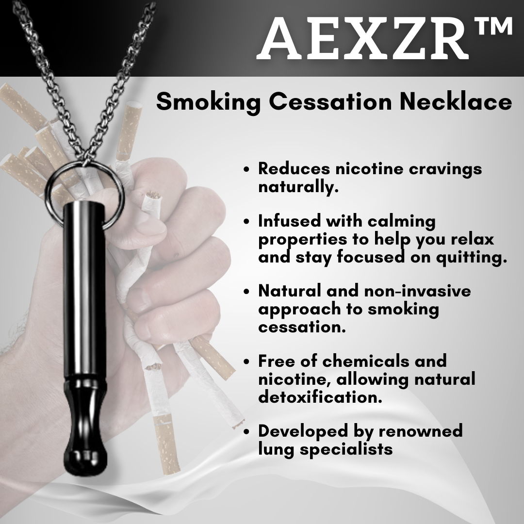 AEXZR™ Smoking Cessation Necklace - 🚭 Quit Smoking Today! 🫁