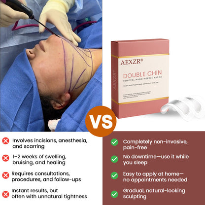 ✨ Official Store | AEXZR® Double Chin Removal Nano-Needle Patch✅Achieve a Defined Jawline in Just 7 Days!