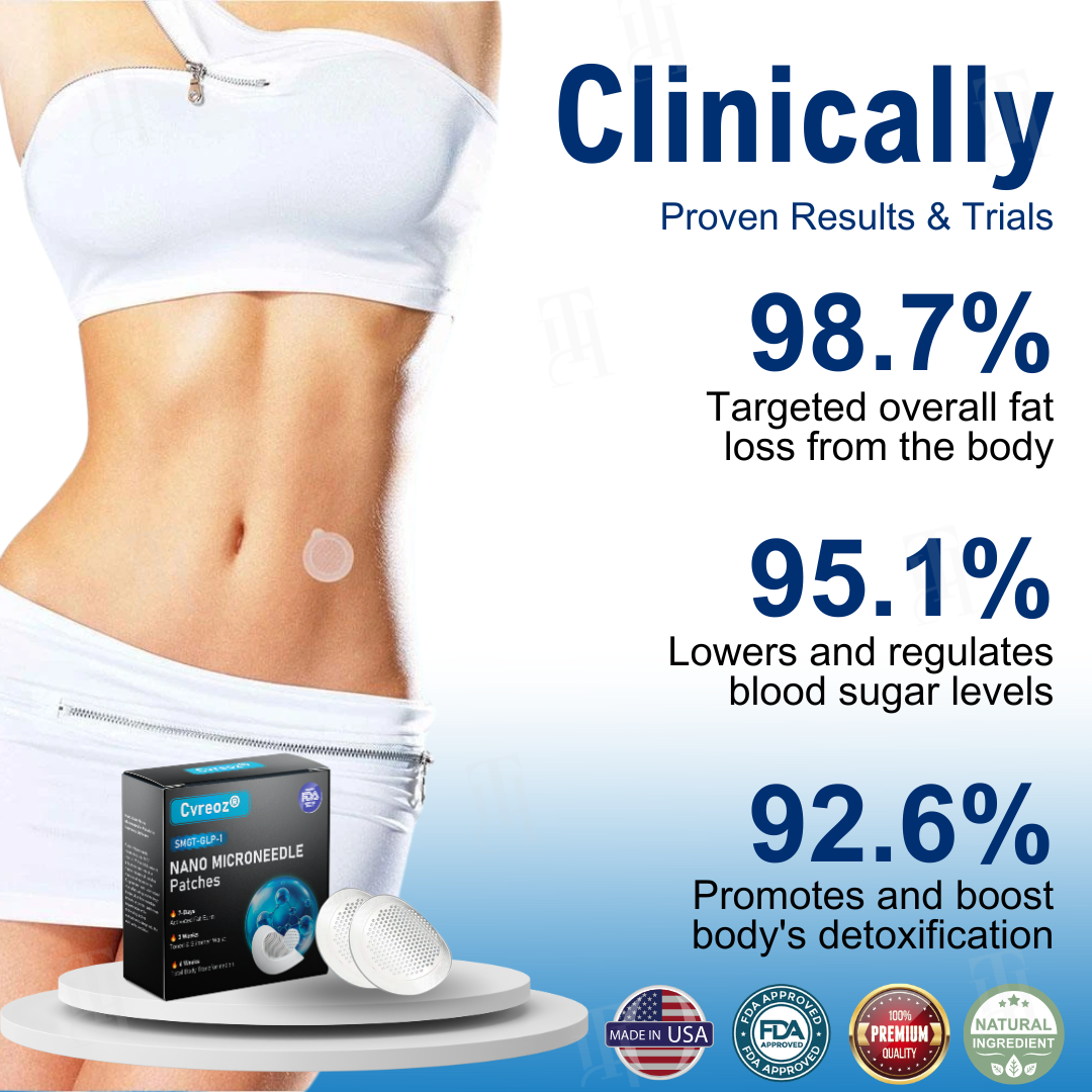 🔥Hot Sales - 50% OFF🔥Cvreoz® SMGT-GLP-1 Nano Microneedle Patches