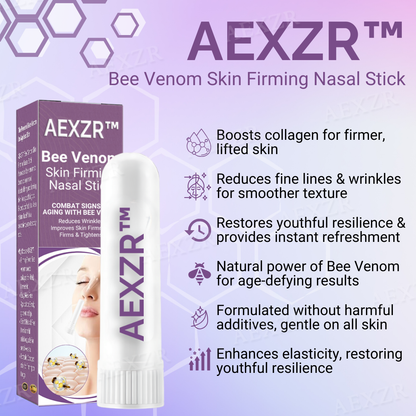 AEXZR™ Bee Venom Skin Firming Nasal Stick - Clinically Proven & Recommended by Experts! 👩‍⚕️