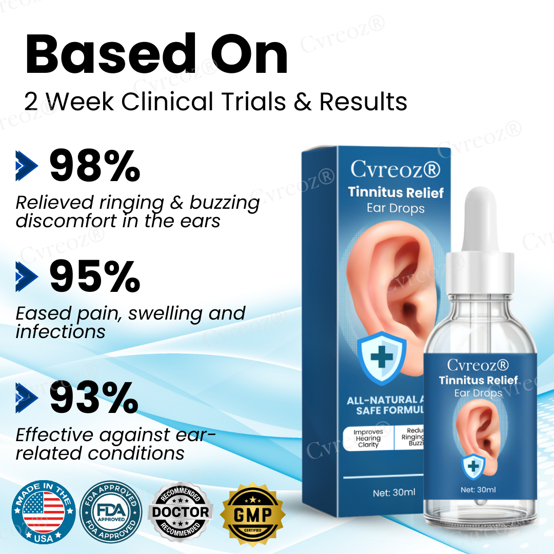 🔥FDA Designated Medical Online Store | 🌿Cvreoz® Tinnitus Relief Ear Drops - Already Sold 120,000+ Bottles Worldwide🔥