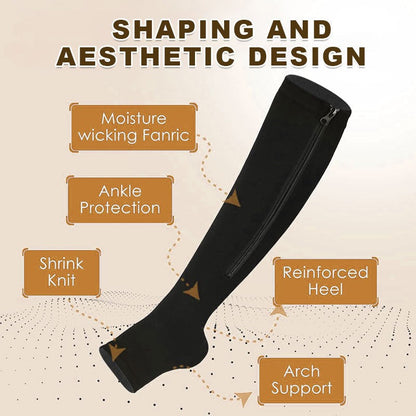 AEXZR® Easy-On Zipper Compression Socks