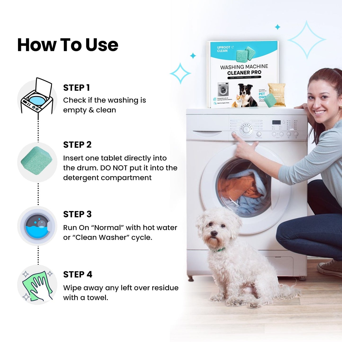 AEXZR® Uproot Washing Machine Cleaner