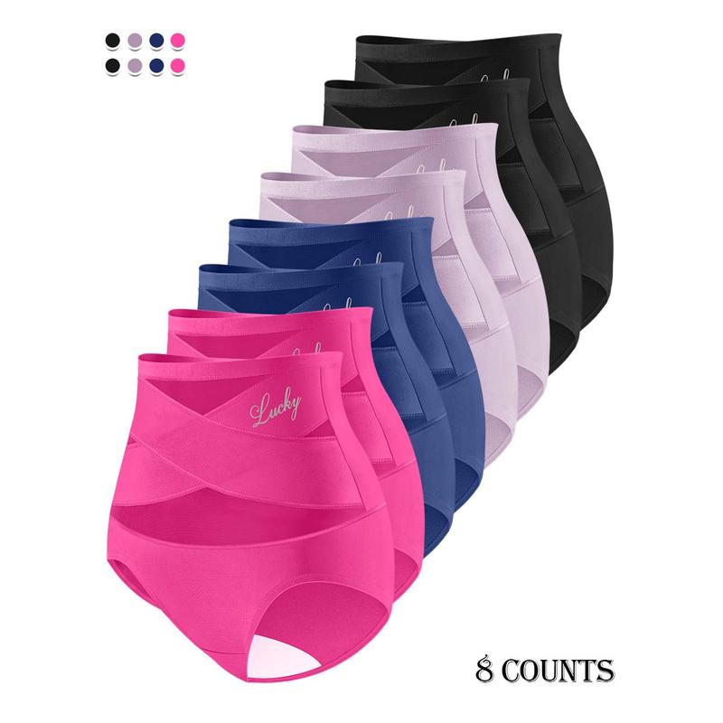 VOZALX™ Plus-Size High-Waist Cross Tummy Control Panties