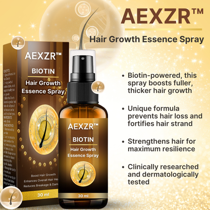 AEXZR™ Biotin Hair Growth Essence Spray - 👩‍⚕️ Recommended by Hair Experts (Trichologist)