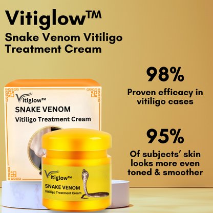 Vitiglow™ Snake Venom Vitiligo Treatment Cream - 👨‍⚕️ Dermatologists & Experts Approved!